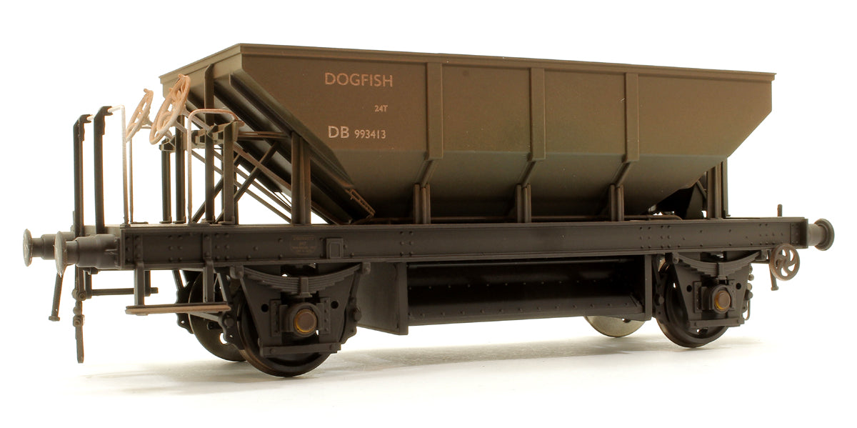 BR ‘Dogfish’ Ballast Hopper BR Olive (early) DB993413 - Weathered