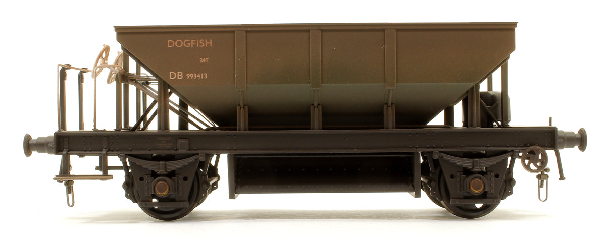 BR ‘Dogfish’ Ballast Hopper BR Olive (early) DB993413 - Weathered