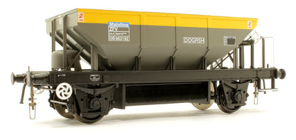 BR ‘Dogfish’ Ballast Hopper BR Civil Engineers Grey/Yellow ZFV DB983192 (Mainline branding)