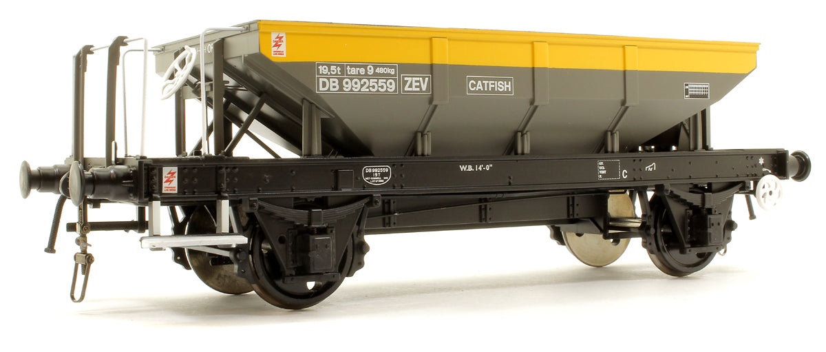 BR 'Catfish' Ballast Hopper BR Civil Engineers Grey/Yellow ZEV DB992559