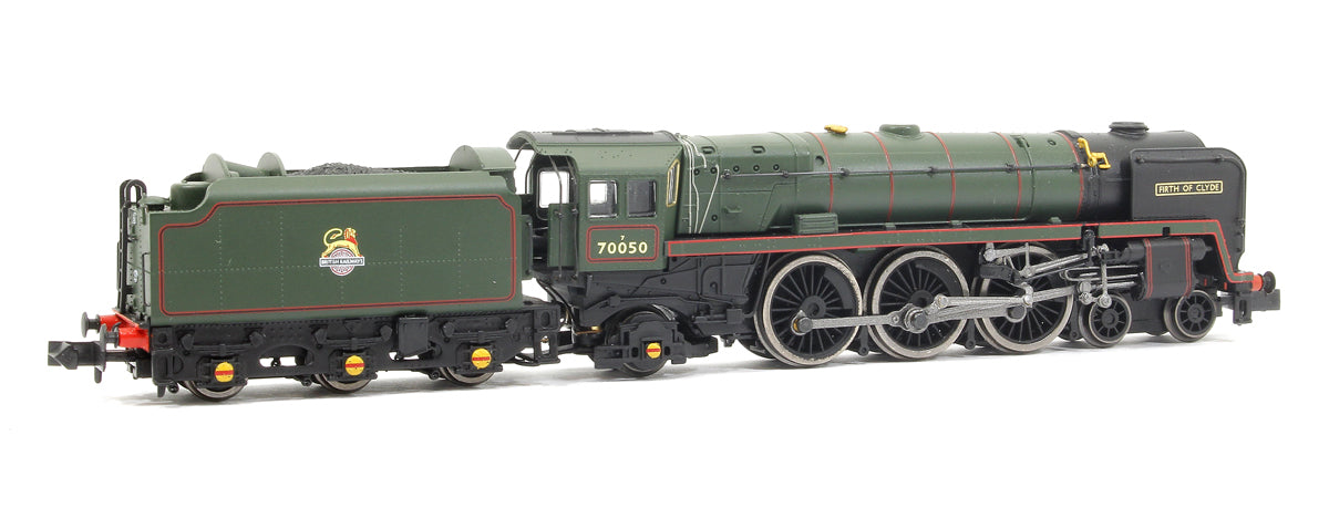 Class 7MT Britannia 4-6-2 Firth of Cyde 70050 BR Lined Green Early Crest