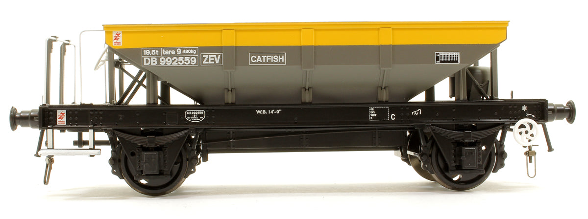 BR 'Catfish' Ballast Hopper BR Civil Engineers Grey/Yellow ZEV DB992559