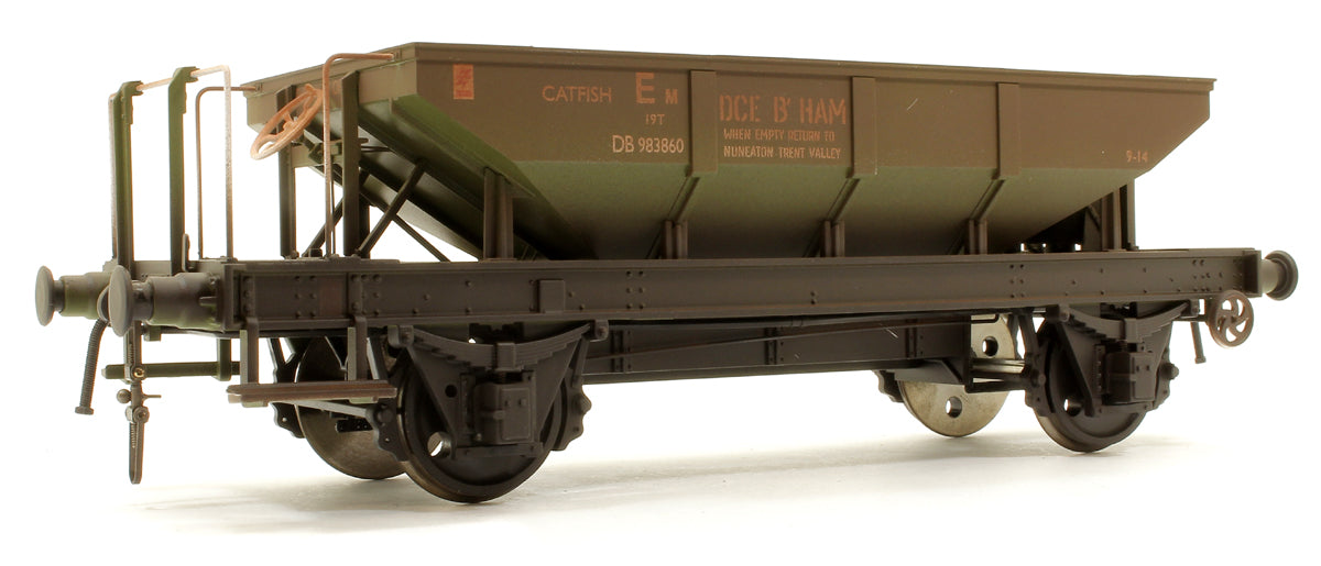 BR ‘Catfish’ Ballast Hopper BR Olive DB983860 - Weathered