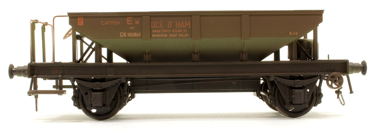 BR ‘Catfish’ Ballast Hopper BR Olive DB983860 - Weathered