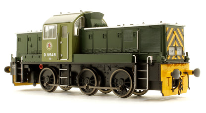 Class 14 BR Two Tone Green with Wasp Ends D9545 Diesel Locomotive