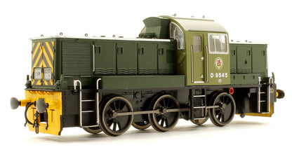 Class 14 BR Two Tone Green with Wasp Ends D9545 Diesel Locomotive