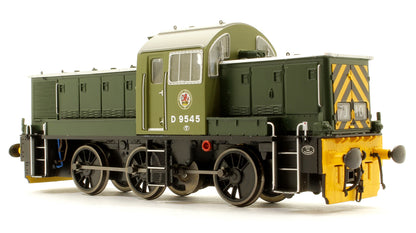 Class 14 BR Two Tone Green with Wasp Ends D9545 Diesel Locomotive