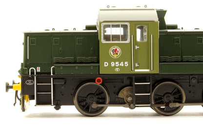 Class 14 BR Two Tone Green with Wasp Ends D9545 Diesel Locomotive