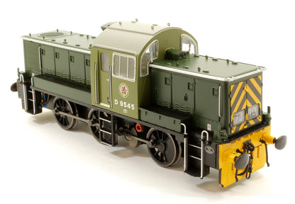 Class 14 BR Two Tone Green with Wasp Ends D9545 Diesel Locomotive