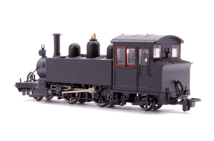 Lynton & Barnstaple Baldwin 2-4-2T Works black unnumbered