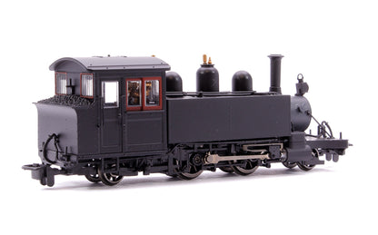 Lynton & Barnstaple Baldwin 2-4-2T Works black unnumbered