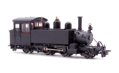 Lynton & Barnstaple Baldwin 2-4-2T Works black unnumbered