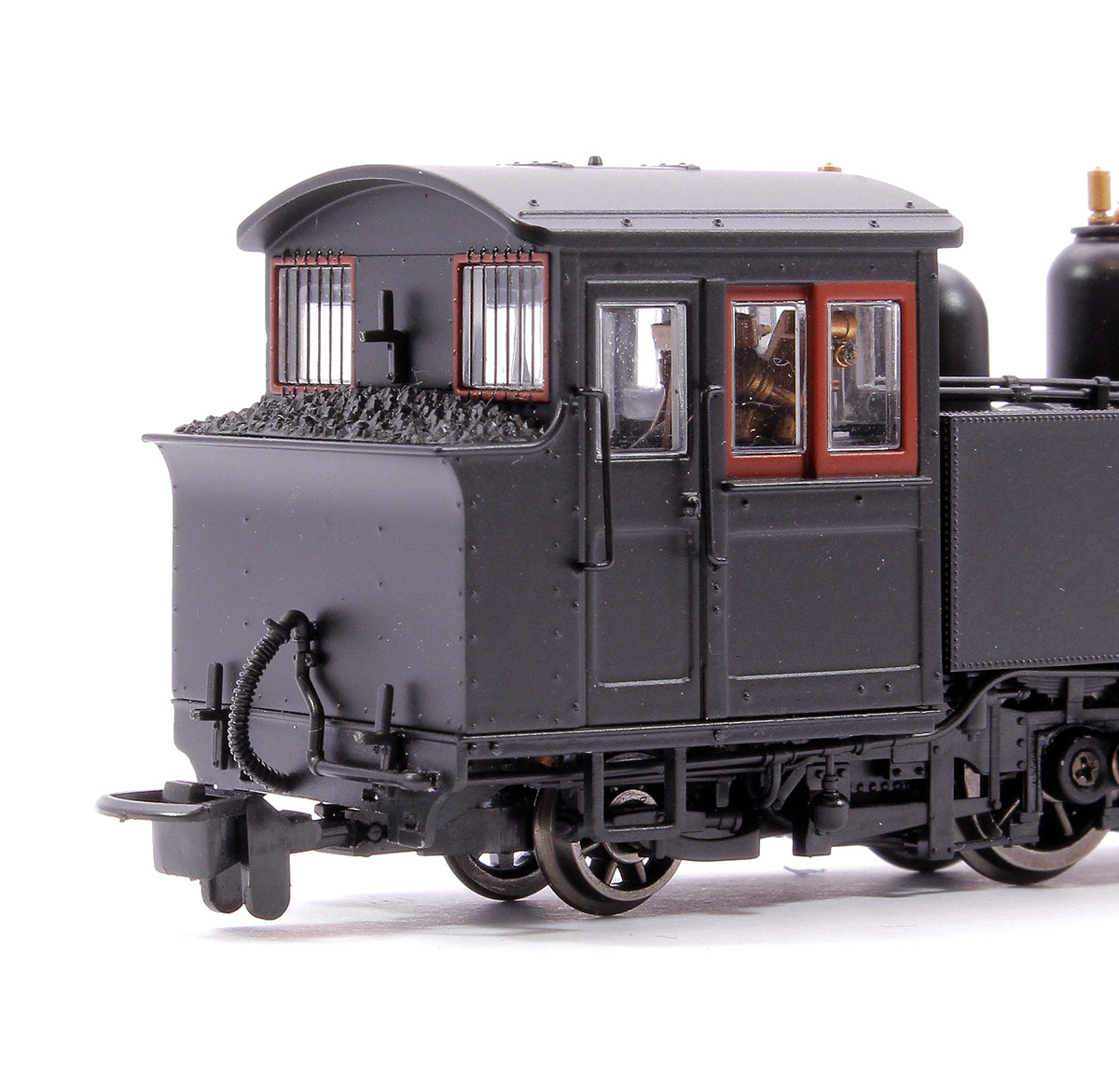 Lynton & Barnstaple Baldwin 2-4-2T Works black unnumbered