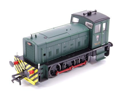 Ruston & Hornsby 165DE 0-6-0 No.45 NCB Dark Green Diesel Locomotive