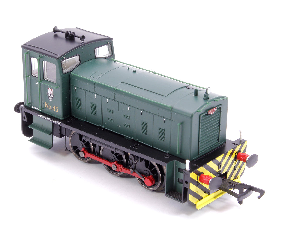 Ruston & Hornsby 165DE 0-6-0 No.45 NCB Dark Green Diesel Locomotive