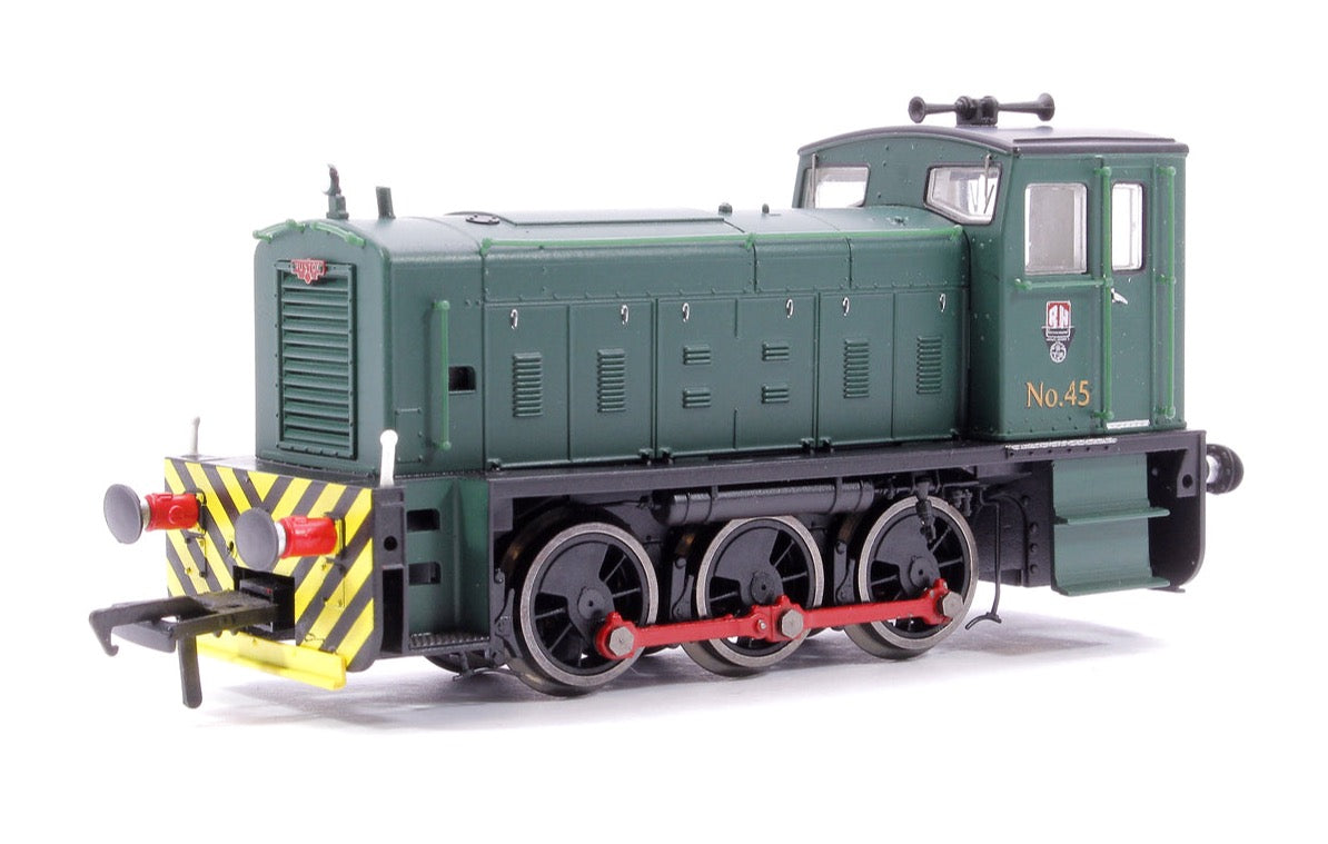 Ruston & Hornsby 165DE 0-6-0 No.45 NCB Dark Green Diesel Locomotive