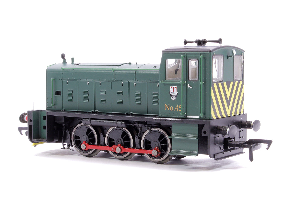 Ruston & Hornsby 165DE 0-6-0 No.45 NCB Dark Green Diesel Locomotive