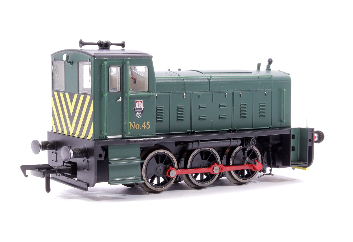 Ruston & Hornsby 165DE 0-6-0 No.45 NCB Dark Green Diesel Locomotive