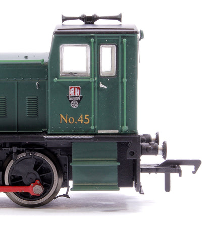 Ruston & Hornsby 165DE 0-6-0 No.45 NCB Dark Green Diesel Locomotive