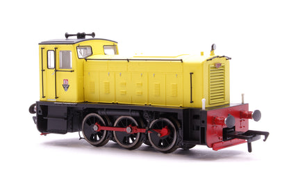 Ruston & Hornsby 165DE 0-6-0 Industrial Yellow Diesel Locomotive