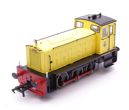 Ruston & Hornsby 165DE 0-6-0 Industrial Yellow Diesel Locomotive