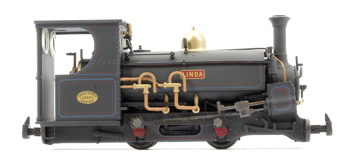 Mainline Hunslet 0-4-0ST 'Linda' Penrhyn Quarry Lined Black (Late) - Weathered