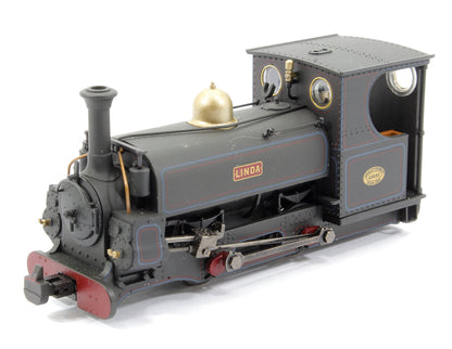 Mainline Hunslet 0-4-0ST 'Linda' Penrhyn Quarry Lined Black (Late) - Weathered