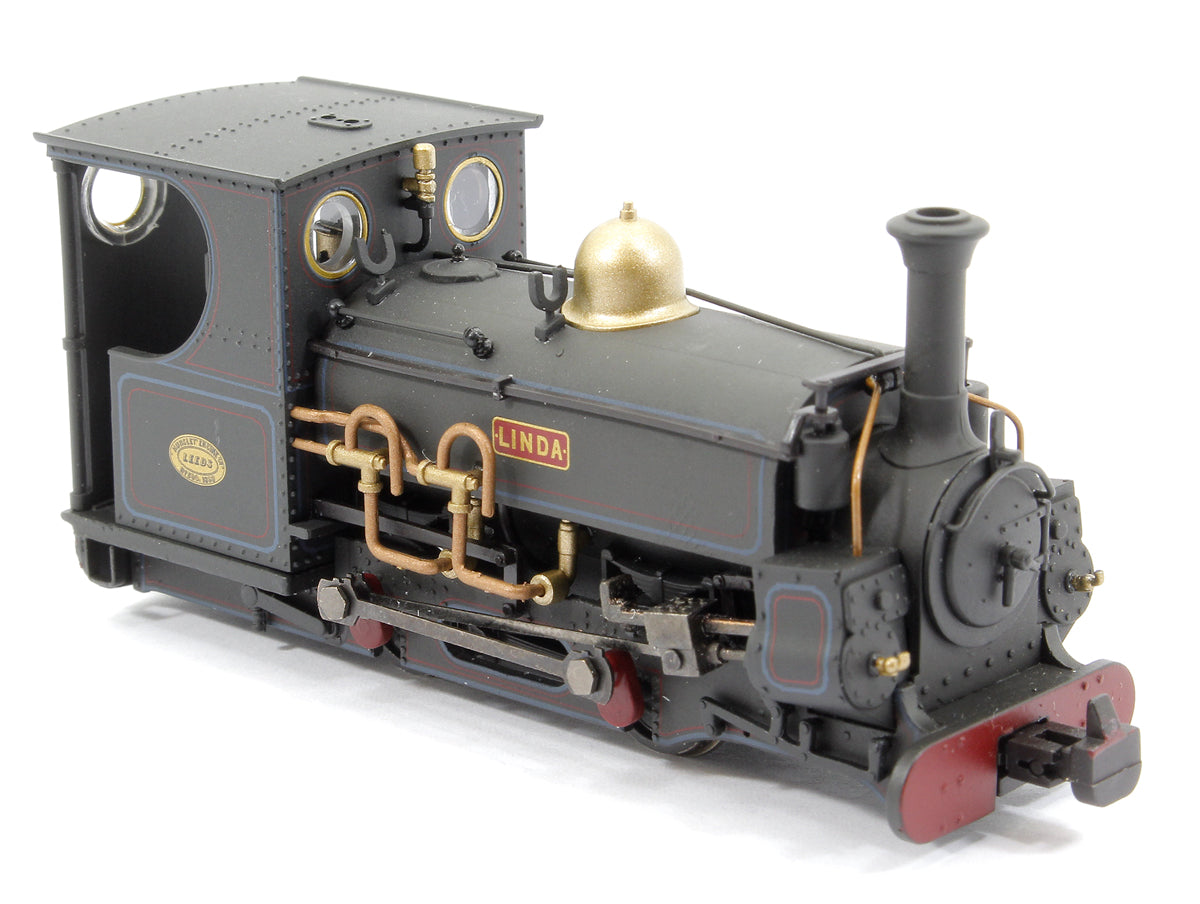 Mainline Hunslet 0-4-0ST 'Linda' Penrhyn Quarry Lined Black (Late) - Weathered