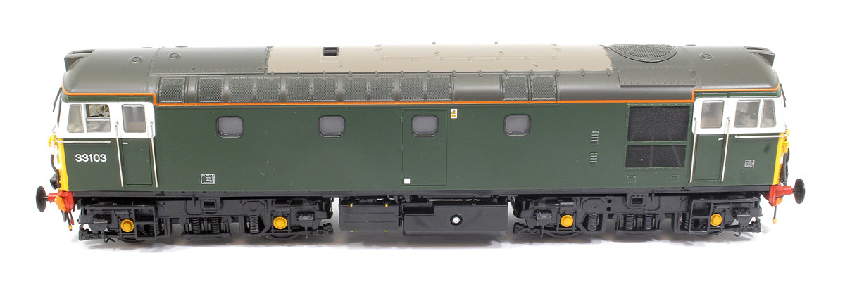 Class 33/1 33103 Cambrian Trains Green with Headlights Diesel Locomotive