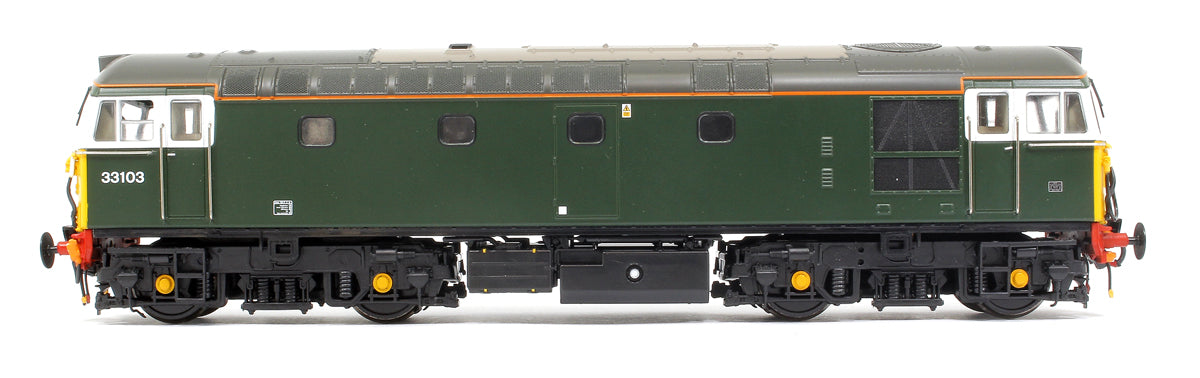 Class 33/1 33103 Cambrian Trains Green with Headlights Diesel Locomotive