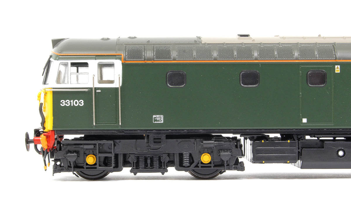 Class 33/1 33103 Cambrian Trains Green with Headlights Diesel Locomotive