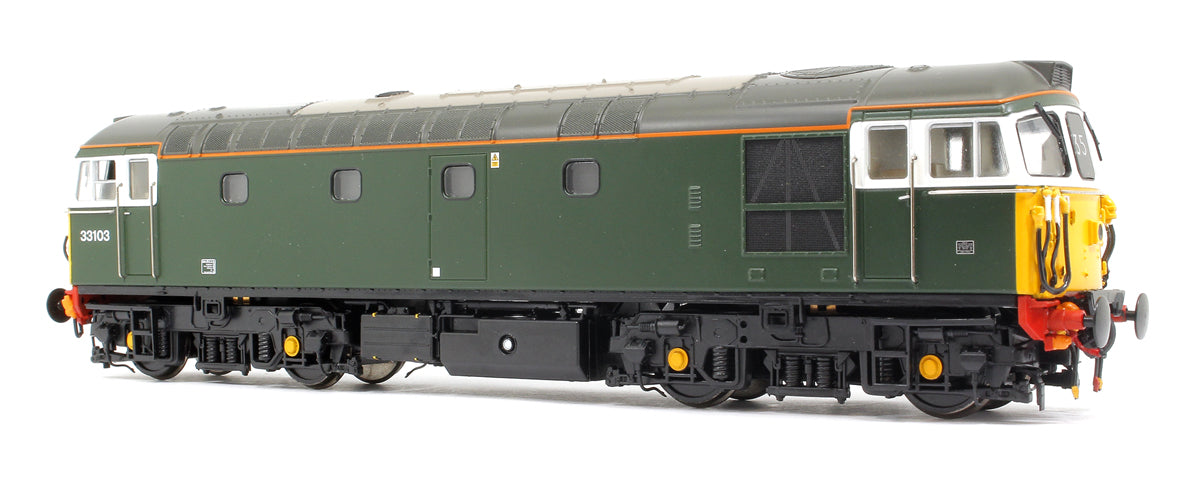 Class 33/1 33103 Cambrian Trains Green with Headlights Diesel Locomotive