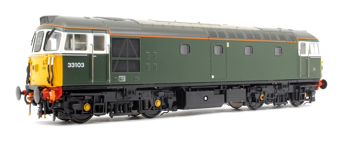 Class 33/1 33103 Cambrian Trains Green with Headlights Diesel Locomotive
