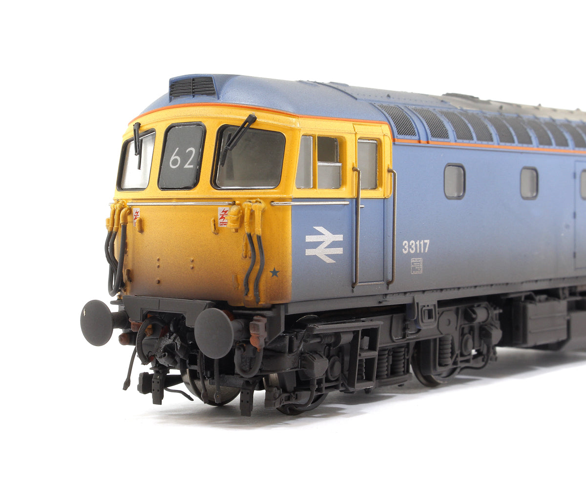 Pre-Owned Class 33/1 33117 BR Blue (DCE stripes) Diesel Locomotive - Weathered