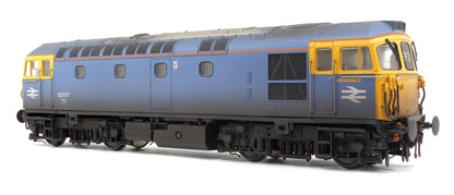 Pre-Owned Class 33/1 33117 BR Blue (DCE stripes) Diesel Locomotive - Weathered