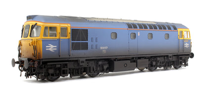 Pre-Owned Class 33/1 33117 BR Blue (DCE stripes) Diesel Locomotive - Weathered
