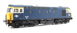 Class 33/1 33101 BR Blue (white cab windows frames) Diesel Locomotive