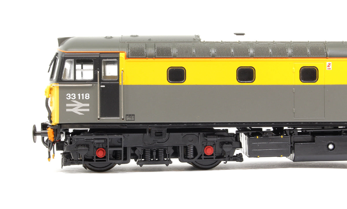 Class 33/1 33118 BR Civil Engineers Grey/Yellow Diesel Locomotive