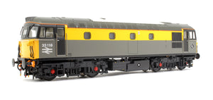 Class 33/1 33118 BR Civil Engineers Grey/Yellow Diesel Locomotive