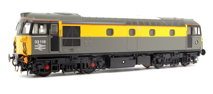 Class 33/1 33118 BR Civil Engineers Grey/Yellow Diesel Locomotive