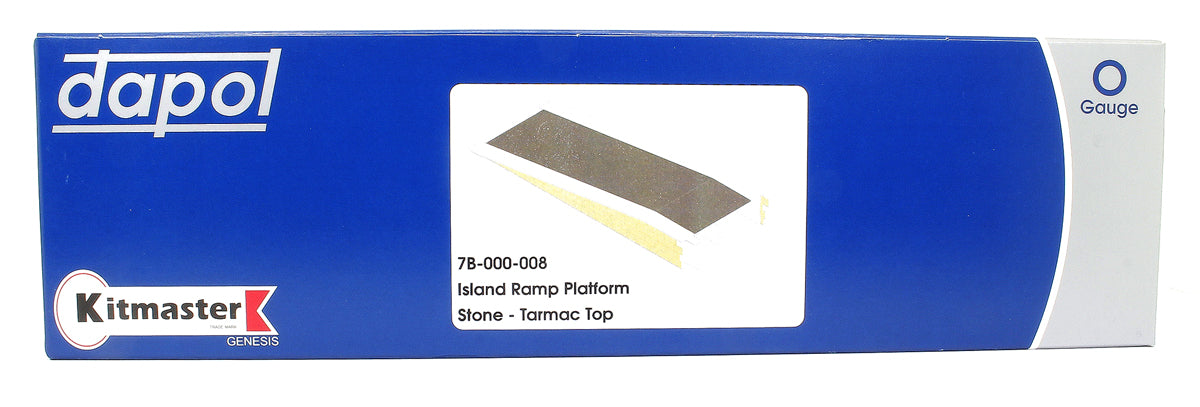 Kitmaster Genesis - Island Ramp Stone Facing Tarmac Top