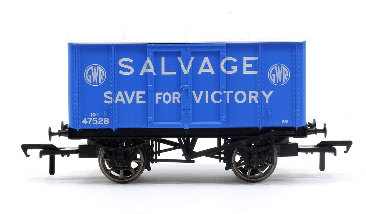 GWR ‘Iron Mink’ Van No. 47528, ‘Salvage for Victory’ Blue