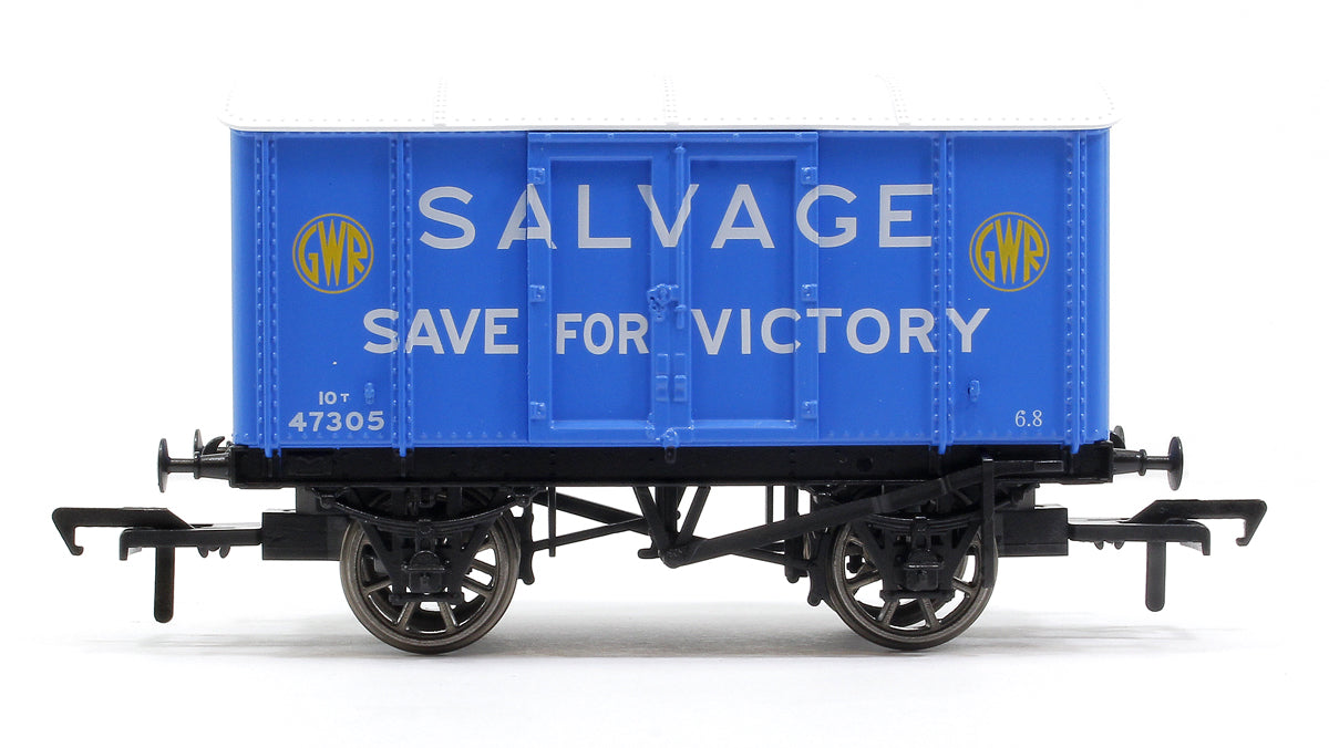 GWR ‘Iron Mink’ Van No. 47305, ‘Salvage for Victory’ Blue