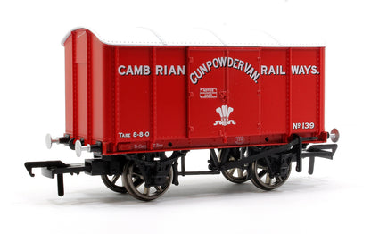 GWR ‘Iron Mink’ Van No. 139, Cambrian Railways GPV red