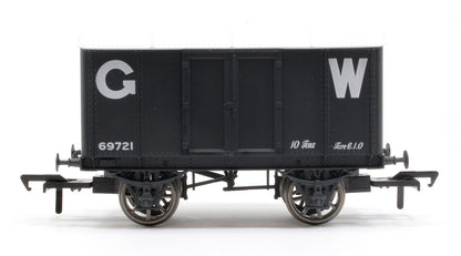 GWR ‘Iron Mink’ Van No. 69721, GWR grey (25in lettering)