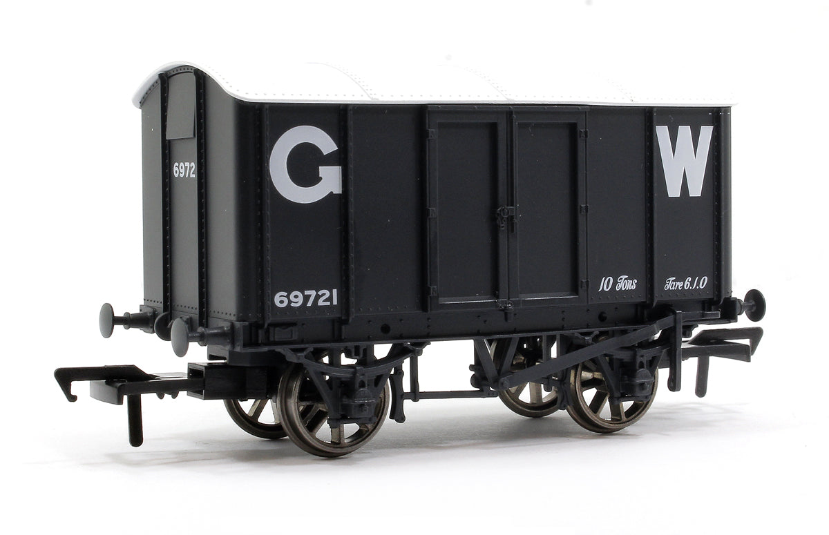 GWR ‘Iron Mink’ Van No. 69721, GWR grey (25in lettering)
