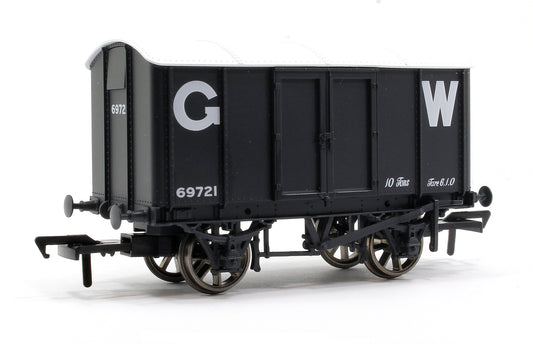 GWR ‘Iron Mink’ Van No. 69721, GWR grey (25in lettering)