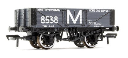 'Ministry of Munitions' 5 Plank Wagon Steel Floor No.8538