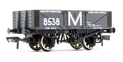 'Ministry of Munitions' 5 Plank Wagon Steel Floor No.8538