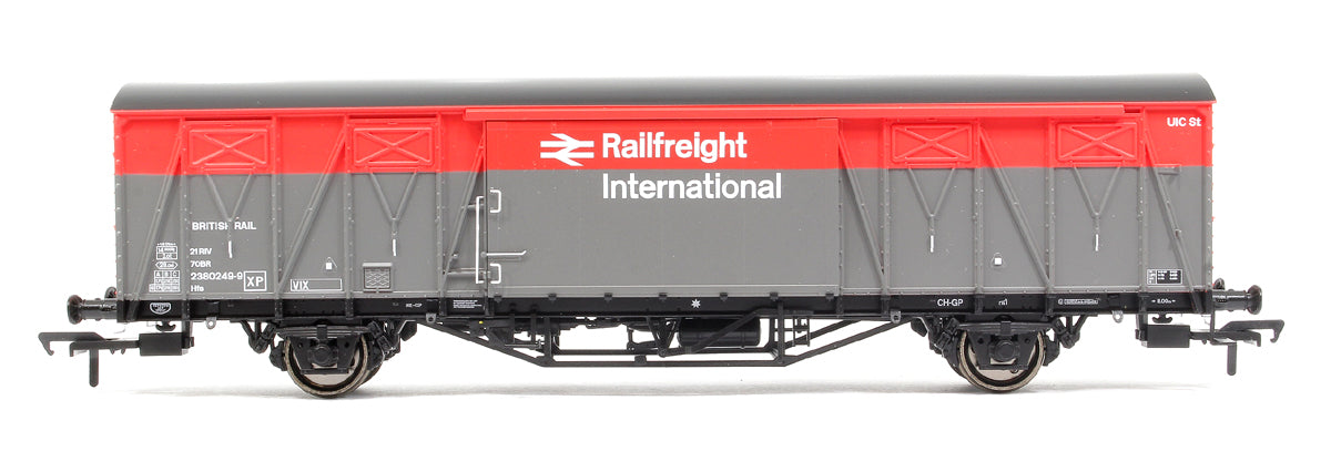 VIX Ferry Van, VIX No. 21 70 2380 249-9, Railfreight International red/grey